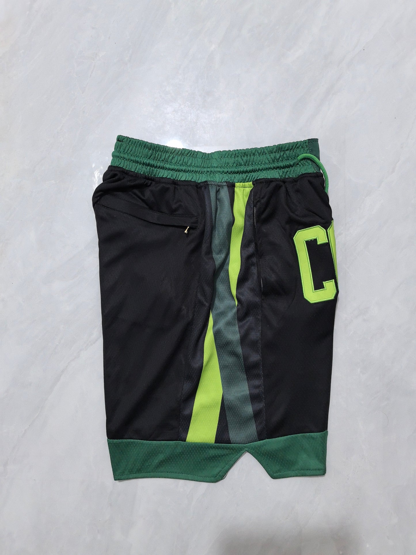 Boston Celtics 2025 Black City Edition Pocket Shorts