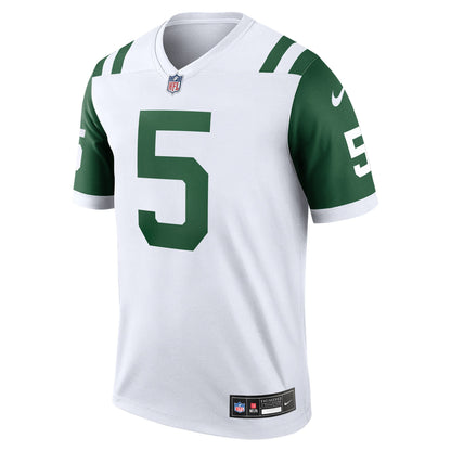 Garrett Wilson New York Jets Nike Classic Alternate Legend Jersey - White