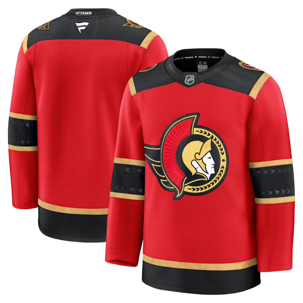 Men's Ottawa Senators Red Alternate Premium Blank Jersey