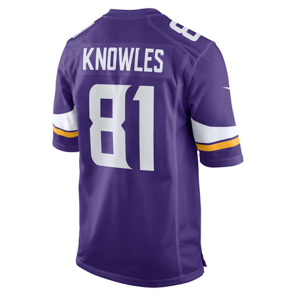 Malik Knowles Minnesota Vikings Nike Team Game Jersey -  Purple