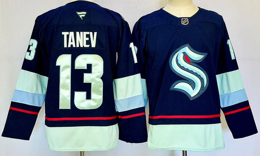 Men's Seattle Kraken Brandon Tanev #13 Navy Home Breakaway Player Jersey