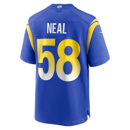 Eli Neal Los Angeles Rams Nike Game Jersey -  Royal