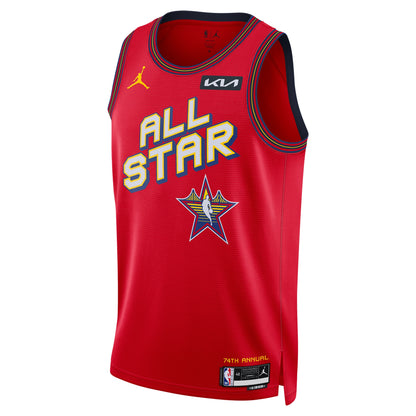 Custom Brand Red 2025 NBA All-Star Game Swingman Jersey