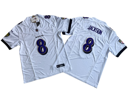 Baltimore Ravens 8# Lamar Jackson  Vapor F.U.S.E. Limited Jersey
