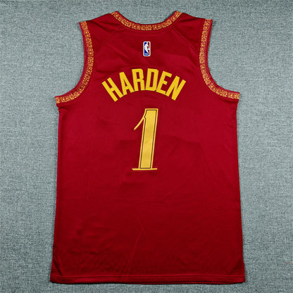 Cleveland Cavaliers James Harden #1 2026 City Edition — Embroidered Jersey