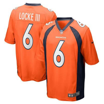 P.J. Locke Denver Broncos Nike Game   Jersey - Orange