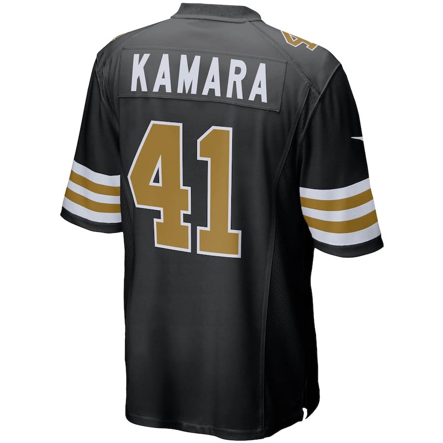 Alvin Kamara #41 New Orleans Saint Game Jersey - Men's - National Football League 2024