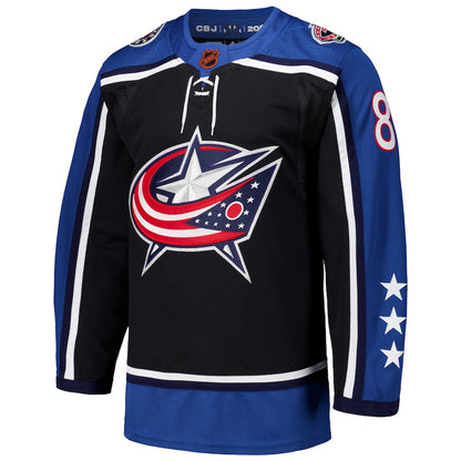 Zach Werenski Columbus Blue Jackets   Reverse Retro 2.0   Jersey - Black
