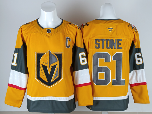 Men's Vegas Golden Knights Mark Stone #61 Gold Player Jersey
