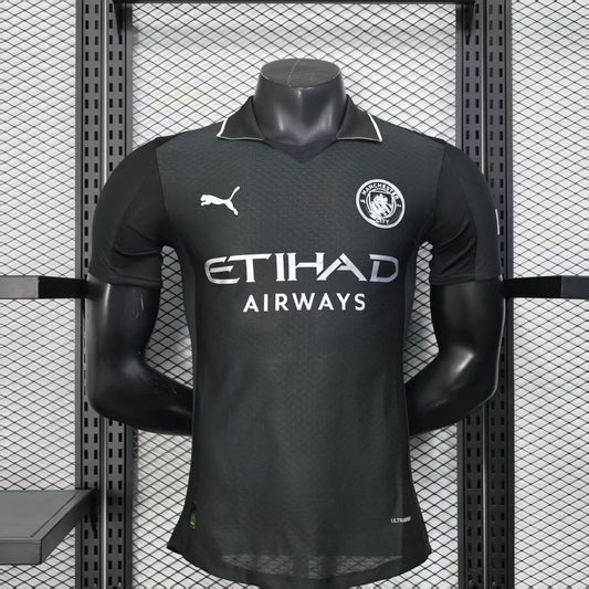 2025-26 Manchester City Black Player Edition Jersey - Men