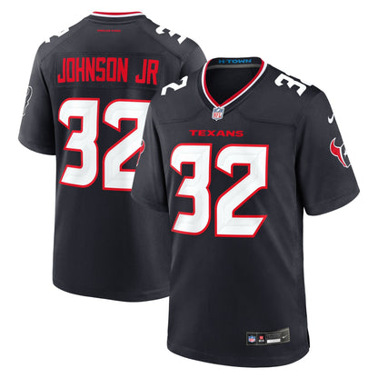 Lonnie Johnson Jr. Houston Texans Nike Team Game Jersey -  Navy