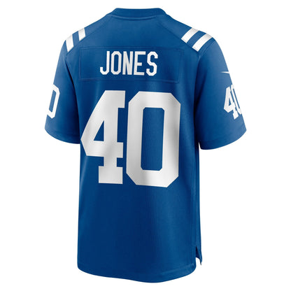Jaylon Jones Indianapolis Colts Nike Team Game Jersey -  Royal