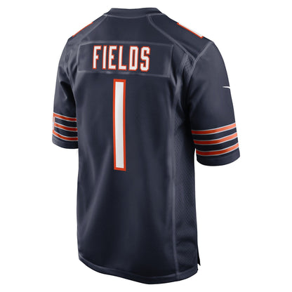 Justin Fields Chicago Bears Nike   Game Jersey - Navy
