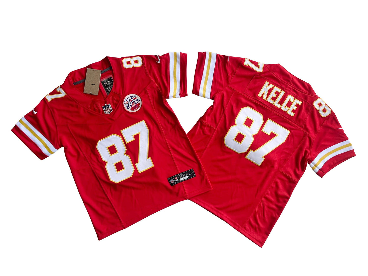 Kansas City 87# Travis Kelce Youth  Vapor F.U.S.E. Limited Jersey