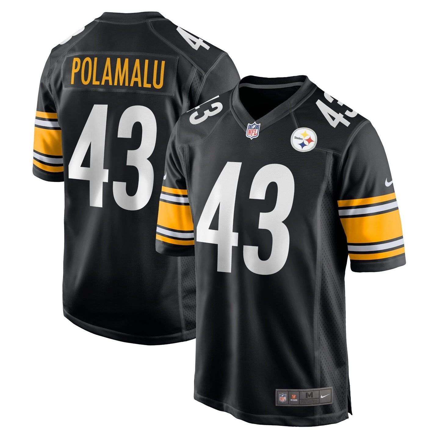 Troy Polamalu Pittsburgh Steelers Nike Retired   Game Jersey - Black