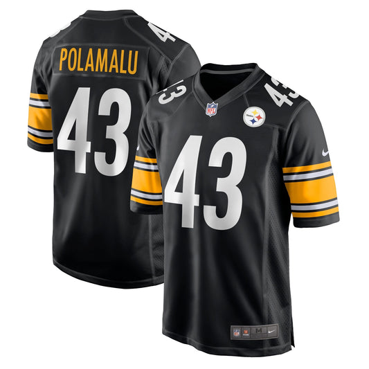 Troy Polamalu Pittsburgh Steelers Nike Retired   Game Jersey - Black
