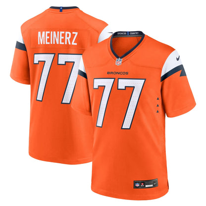 Quinn Meinerz Denver Broncos Nike Team Game Jersey -  Orange