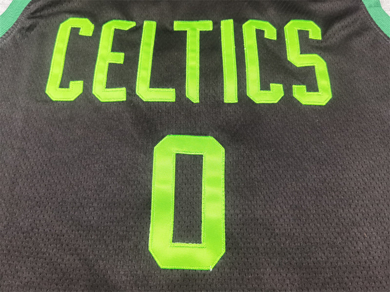 Boston Celtics Jaylen Brown #7 2025 City Edition Swingman Jersey - Embroidered