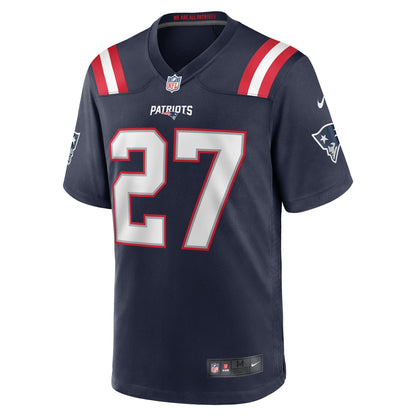 Myles Bryant New England Patriots Nike Game   Jersey - Navy