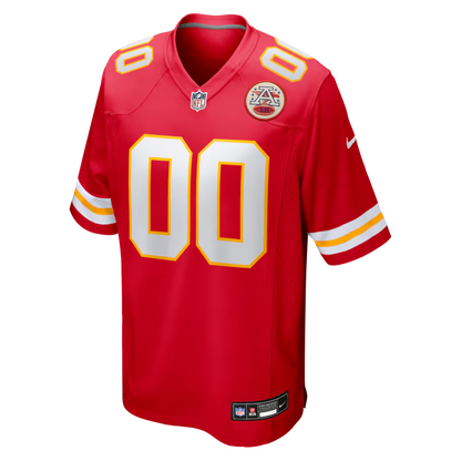 Custom Kansas City Chiefs Red Game Jersey