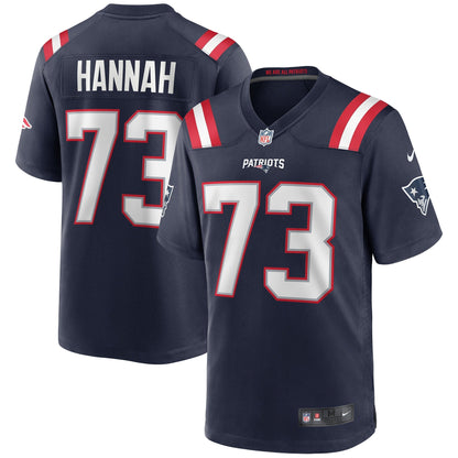 John Hannah New England Patriots Nike Game Retired   Jersey - Navy