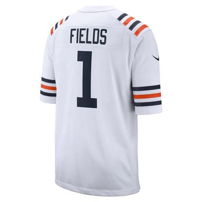 Justin Fields Chicago Bears Nike Alternate Classic Game Jersey - White