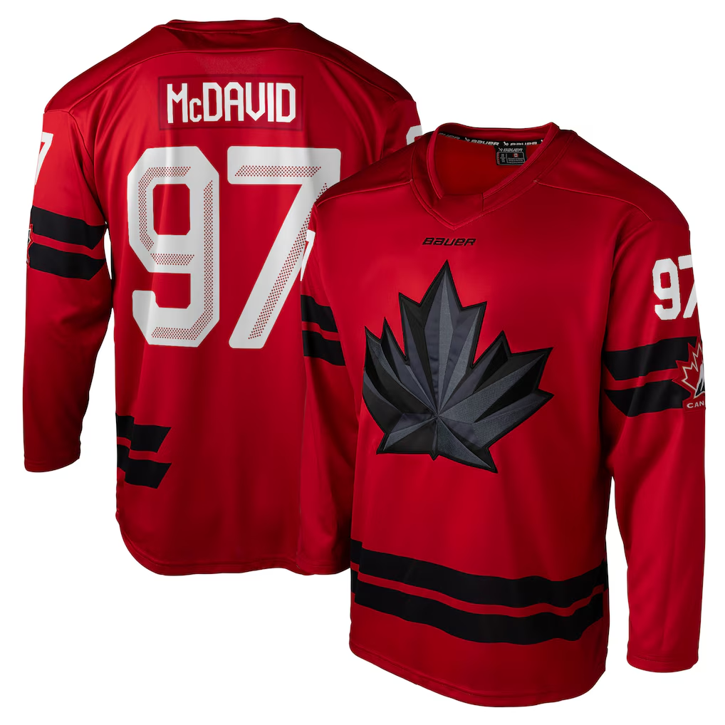 Unisex Connor McDavid Red Hockey Canada 2026 Replica Jersey