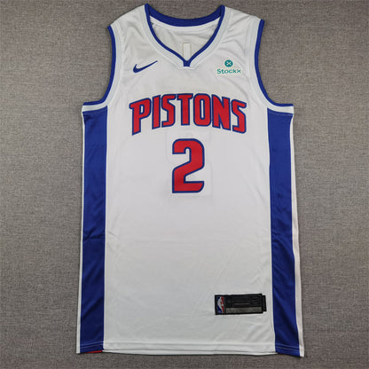 Detroit Pistons Cade Cunningham #2 City Edition Swingman Jersey — Embroidered