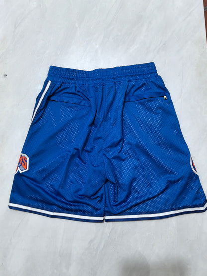New York Knicks Blue Pocket Shorts