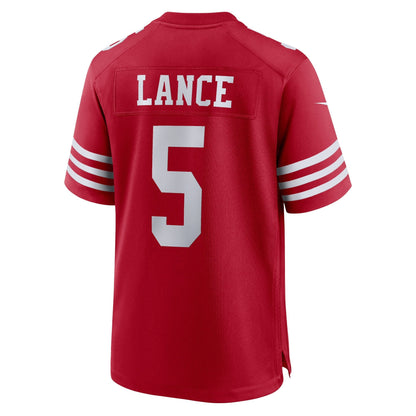 Trey Lance San Francisco 49ers Nike Game   Jersey - Scarlet