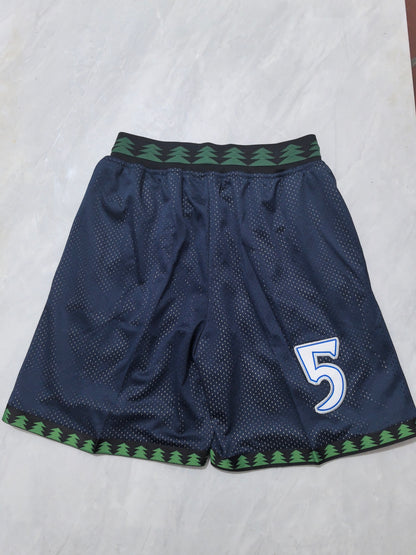 Minnesota Timberwolves Blue Retro Pocket Shorts