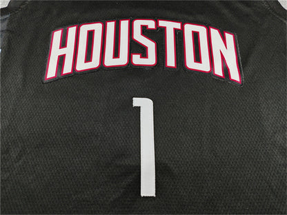 Houston Rockets Amen Thompson #1 City Edition Swingman Jersey - Embroidered