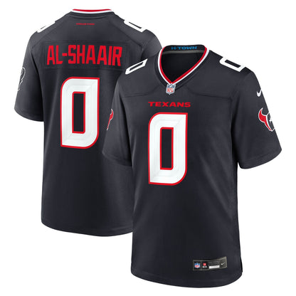 Azeez Al-Shaair Houston Texans Nike Team Game Jersey -  Navy