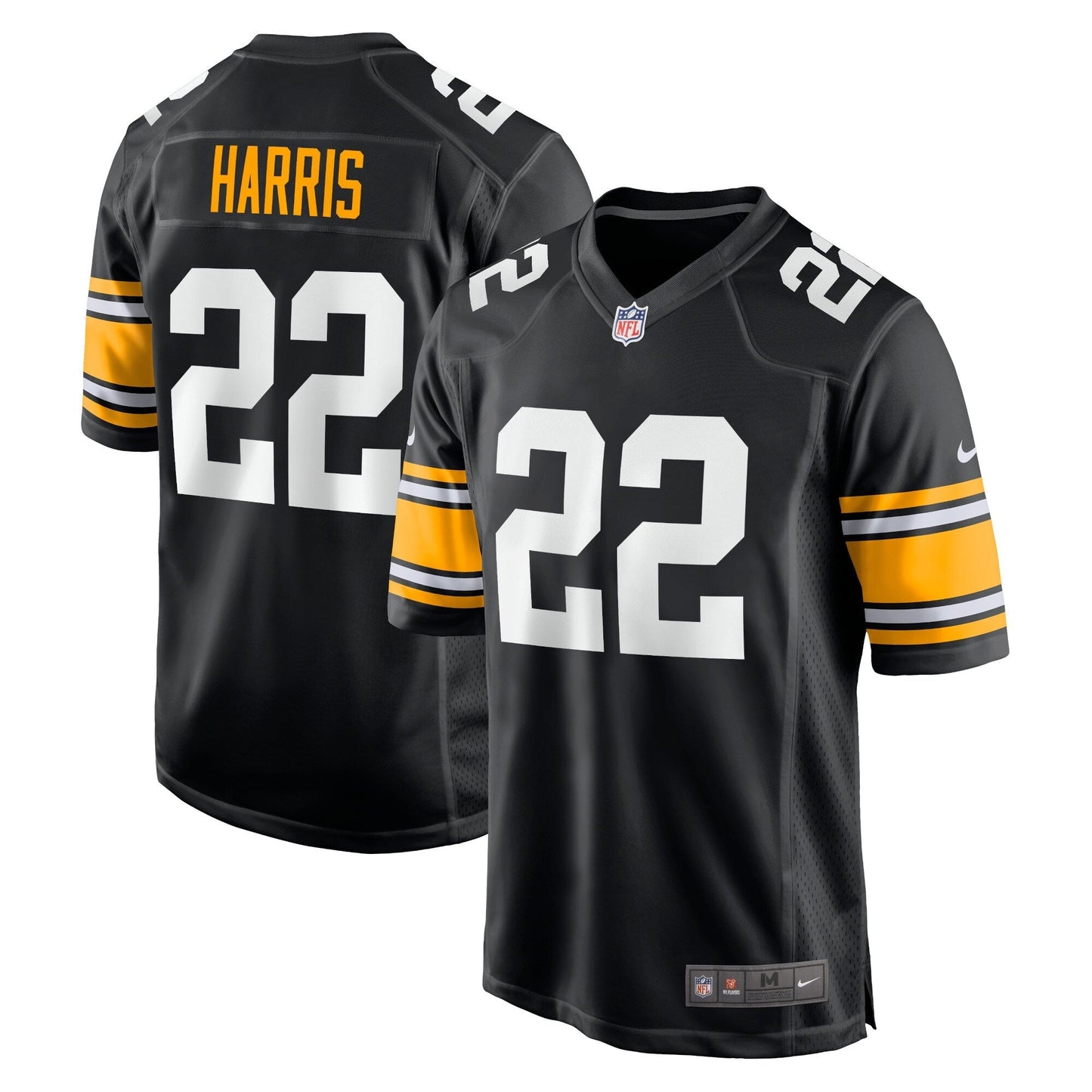 Najee Harris Pittsburgh Steelers Nike Home   Game Jersey - Black