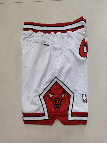 Chicago Bulls white one-piece pocket pants