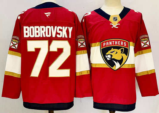 Men's Florida Panthers Sergei Bobrovsky #72  Red Breakaway Player Jersey