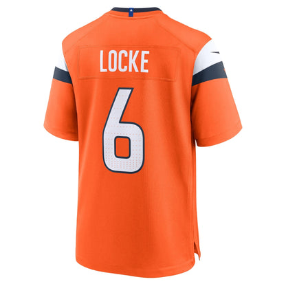 P.J. Locke Denver Broncos Nike Team Game Jersey -  Orange