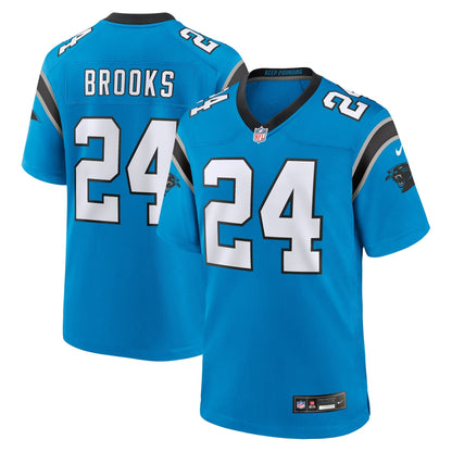 Jonathon Brooks Carolina Panthers Nike 2024 NFL Draft Alternate Game   Jersey - Blue