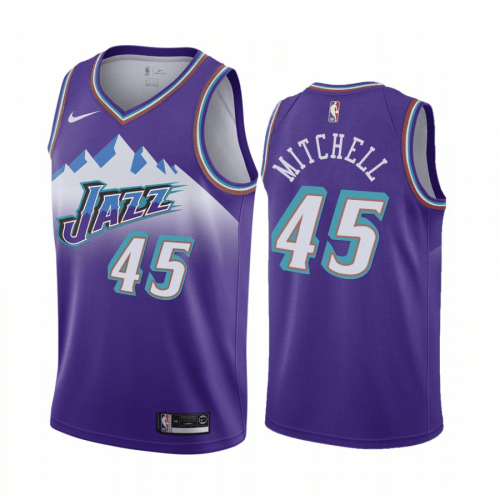Donovan Mitchell Utah Jazz Throwback Jersey