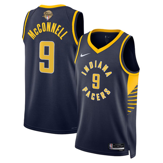 Indiana Pacers Myles Turner Nike Navy 2025 NBA Finals Swingman Jersey - Icon Edition