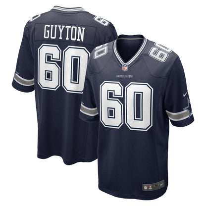 Tyler Guyton Dallas Cowboys Nike 2024 NFL Draft First Round Pick   Game Jersey - Navy
