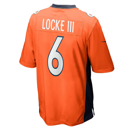 P.J. Locke Denver Broncos Nike Game   Jersey - Orange