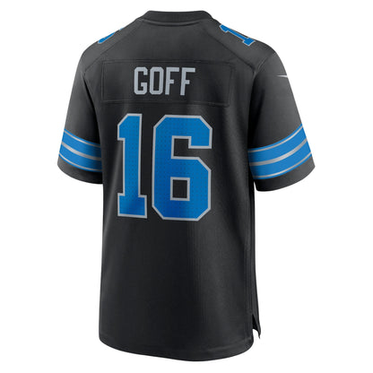 Jared Goff Detroit Lions Nike 2nd Alternate Game Jersey - Black