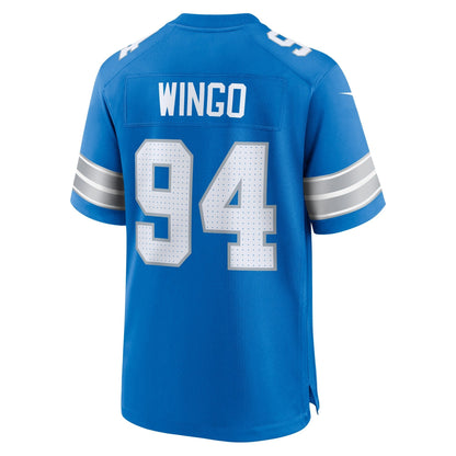 Mekhi Wingo Detroit Lions Nike Team Game Jersey -  Blue