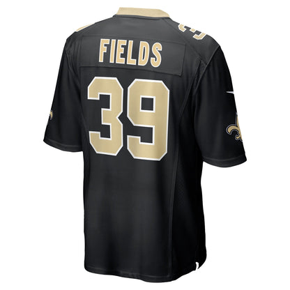DaMarcus Fields New Orleans Saints Nike Game   Jersey - Black