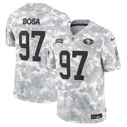 Nick Bosa San Francisco 49ers Nike 2024 Salute to Service Limited Jersey - Arctic Camo