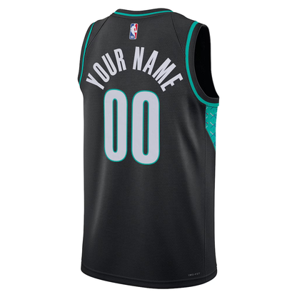 Portland Trail Blazers Nike Black 2025/26 City Edition Swingman Custom Jersey
