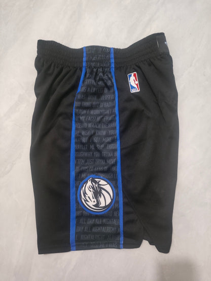 Dallas Mavericks 24 Black City Edition Shorts