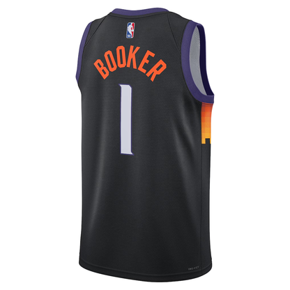 Phoenix Suns Devin Booker Nike Black 2025/26 Swingman Jersey - City Edition