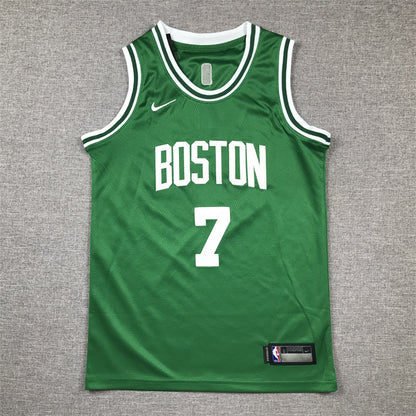 Youth Jaylen Brown Boston Celtics #7 Embroidered Jersey